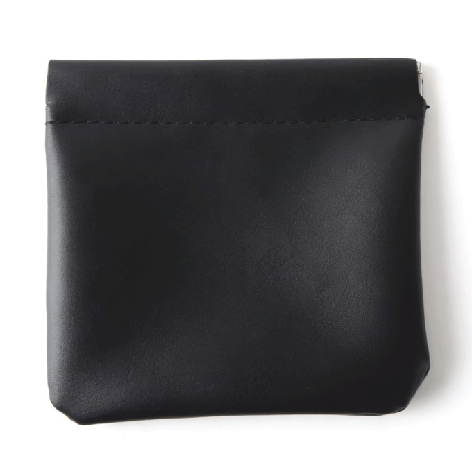 Squeeze Coin Purse, Black, large