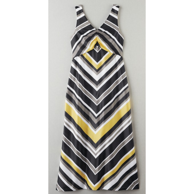 Maxi Mitered Stripe Sundress, , large